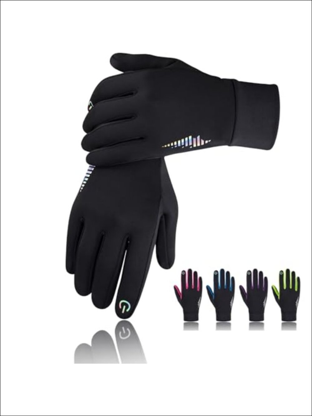 Kids Winter Gloves Touchscreen Water-Resistant Thermal Cycling Ski